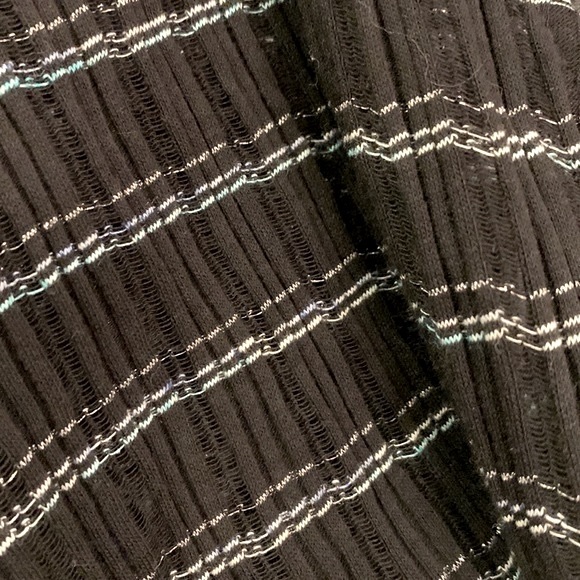 Free People Girlfriend top black combo size small - Picture 6 of 12